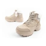 Lee Cooper womens winter trekking sports shoes Lee Cooper insulated beige - Image 8