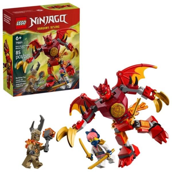 LEGO NINJAGO 71851 Kais Dragon Mech Battle Pack