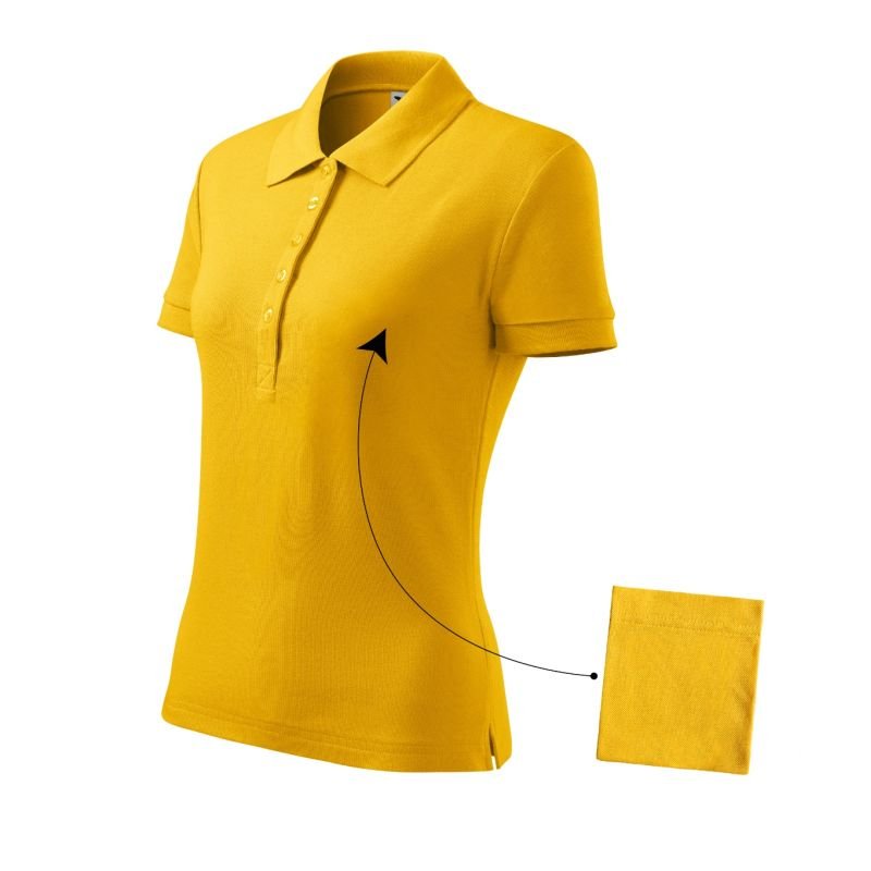 lupin-wear-ca-malfini-cotton-w-mli-21304-yellow-polo-shirt-910343 Malfini Cotton W MLI-21304 Yellow Polo Shirt - Image 1