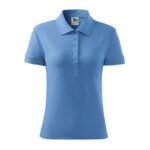Malfini Cotton W MLI-21315 polo shirt blue - Image 3