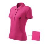 Malfini Cotton W MLI-21340 Polo Shirt Purple Red