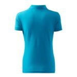 Malfini Cotton W MLI-21344 Turquoise Polo Shirt - Image 3