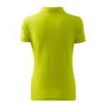 Malfini Cotton W MLI-21362 lime polo shirt - Image 2