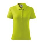 Malfini Cotton W MLI-21362 lime polo shirt - Image 3
