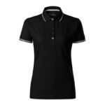 Malfini Perfection plain polo shirt W MLI-25301 black - Image 4