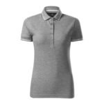 Malfini Perfection plain polo shirt W MLI-25312 dark gray melange - Image 3