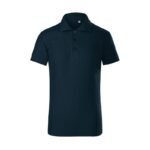 Malfini Pique Polo Free Jr MLI-F2202 Navy Blue Polo Shirt - Image 3