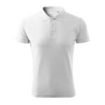 Malfini Pique Polo Free M MLI-F0300 white polo shirt - Image 3