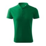 Malfini Pique Polo Free M MLI-F0316 grass green polo shirt - Image 4