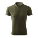 Malfini Pique Polo Free M MLI-F0369 polo shirt (military) - Image 3
