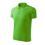 Malfini Pique Polo Free M MLI-F0392 green apple polo shirt - Image 3