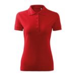 Malfini Pique Polo Free W MLI-F1007 red polo shirt - Image 2