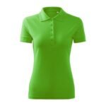 Malfini Pique Polo Free W MLI-F1092 green apple polo shirt - Image 2