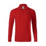 Malfini Pique Polo LS Jr MLI-24107 red polo shirt - Image 2