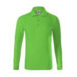 Malfini Pique Polo LS Jr polo shirt MLI-24192 green apple - Image 2