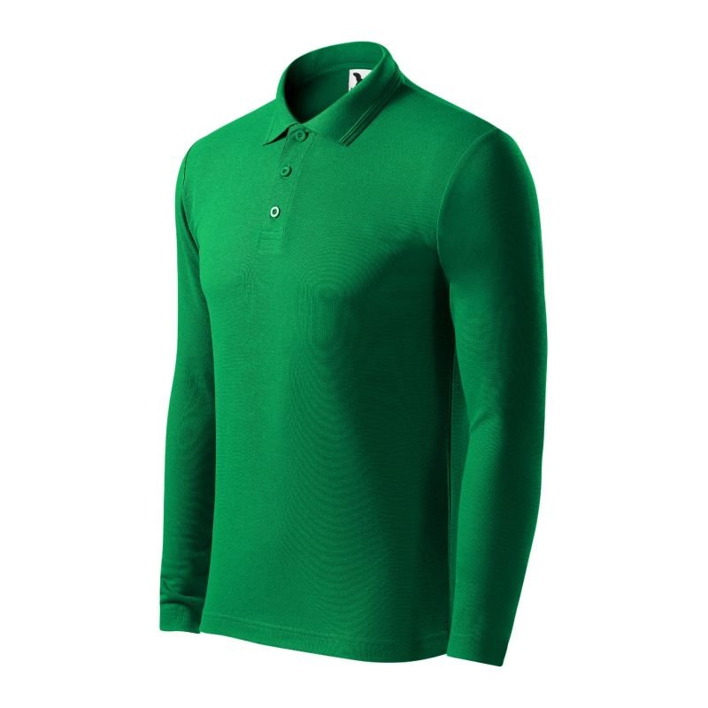 lupin-wear-ca-malfini-pique-polo-ls-m-mli-22116-grass-green-polo-shirt-1048391 Malfini Pique Polo LS M MLI-22116 grass green polo shirt - Image 1