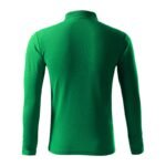 Malfini Pique Polo LS M MLI-22116 grass green polo shirt - Image 3