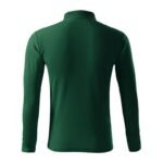 Malfini Pique Polo LS M MLI-221D3 dark green polo shirt - Image 3