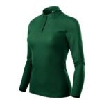 Malfini Pique Polo LS W MLI-231D3 dark green polo shirt