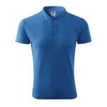Malfini Pique Polo M MLI-20314 polo shirt (azure) - Image 4