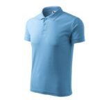 Malfini Pique Polo M MLI-20314 polo shirt (azure) - Image 5