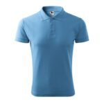 Malfini Pique Polo M MLI-20314 polo shirt (azure) - Image 6