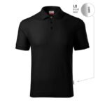 Malfini Reserve M MLI-R22LB black polo shirt