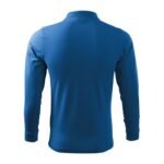 Malfini Single J. LS M polo shirt MLI-21114 azure - Image 4