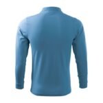 Malfini Single J. LS M polo shirt MLI-21114 azure - Image 8