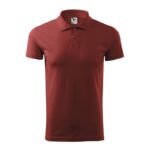 Malfini Single J. M MLI-20213 Burgundy Polo Shirt - Image 5