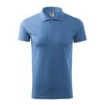 Malfini Single J. M MLI-20215 blue polo shirt - Image 2
