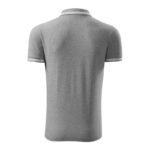 Malfini Urban M MLI-21912 dark gray melange polo shirt - Image 2