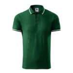 Malfini Urban M MLI-219D3 dark green polo shirt - Image 2