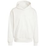 Mens adidas All Szn Fleece Hoodie White IY4121 - Image 2