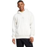 Mens adidas All Szn Fleece Hoodie White IY4121