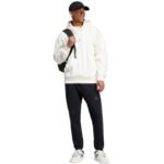 Mens adidas All Szn Fleece Hoodie White IY4121 - Image 7