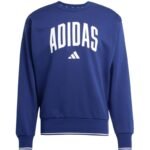 Mens adidas Collegiate Sweatshirt Blue JM1734 - Image 2