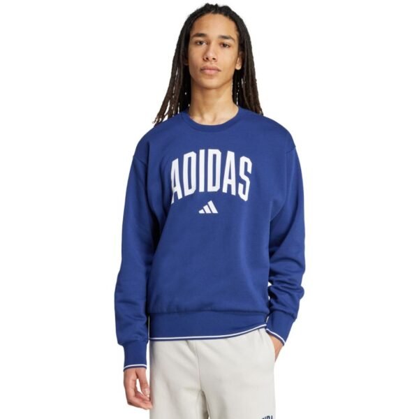 Mens adidas Collegiate Sweatshirt Blue JM1734