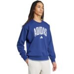Mens adidas Collegiate Sweatshirt Blue JM1734 - Image 4