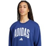Mens adidas Collegiate Sweatshirt Blue JM1734 - Image 5