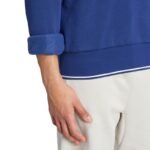 Mens adidas Collegiate Sweatshirt Blue JM1734 - Image 6