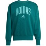 Mens adidas Collegiate Sweatshirt Green JM1733 - Image 2