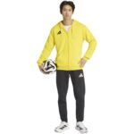 Mens adidas Entrada 26 Full Zip Hoody Yellow KF8964 - Image 7