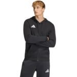 Mens adidas Entrada 26 FZ Hoody Black KF5945