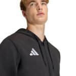 Mens adidas Entrada 26 FZ Hoody Black KF5945 - Image 4
