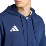 Mens adidas Entrada 26 FZ Hoody navy blue KF5946 - Image 5