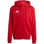 Mens adidas Entrada 26 FZ Hoody red KF5944 - Image 2