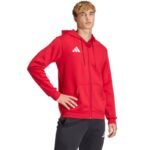 Mens adidas Entrada 26 FZ Hoody red KF5944