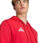 Mens adidas Entrada 26 FZ Hoody red KF5944 - Image 4