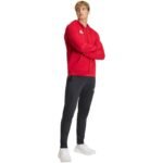 Mens adidas Entrada 26 FZ Hoody red KF5944 - Image 6